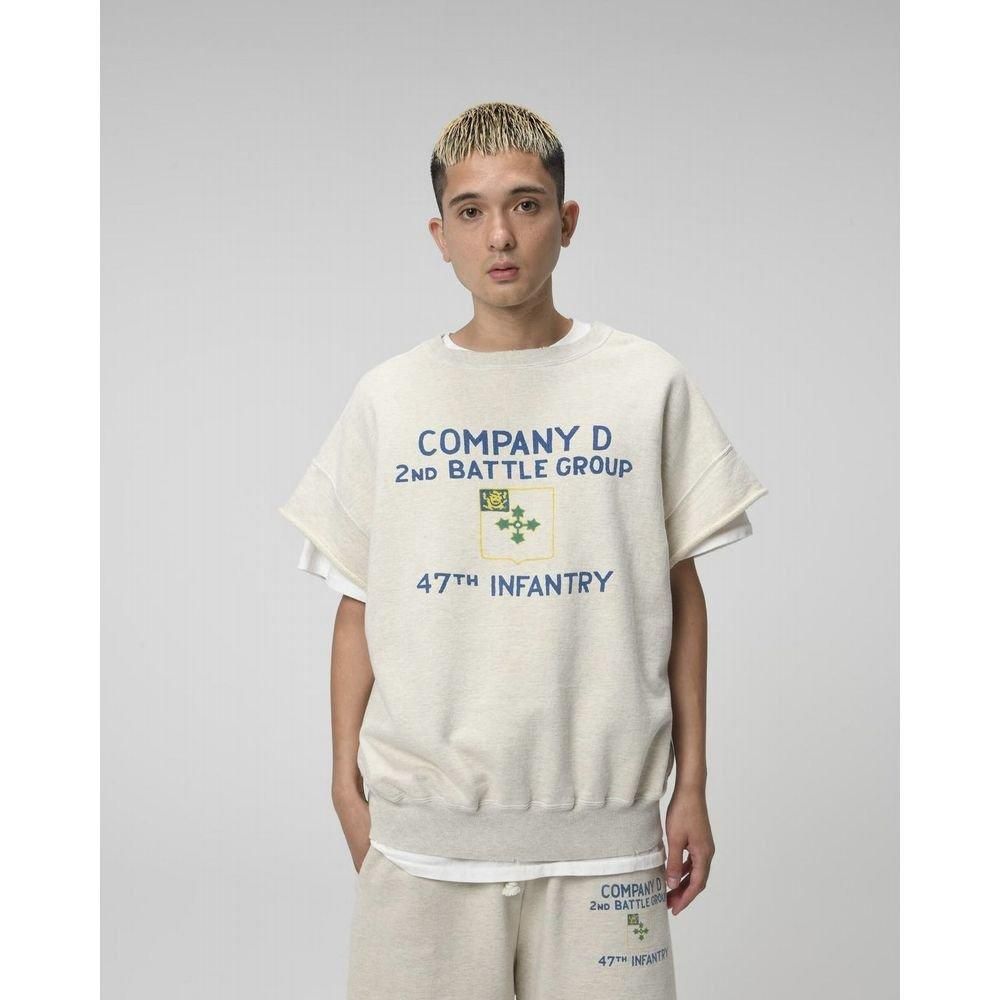 LAST 1】BOWWOW「47TH INFANTRY REGIMENT SS SWEAT SHIRTS - カット