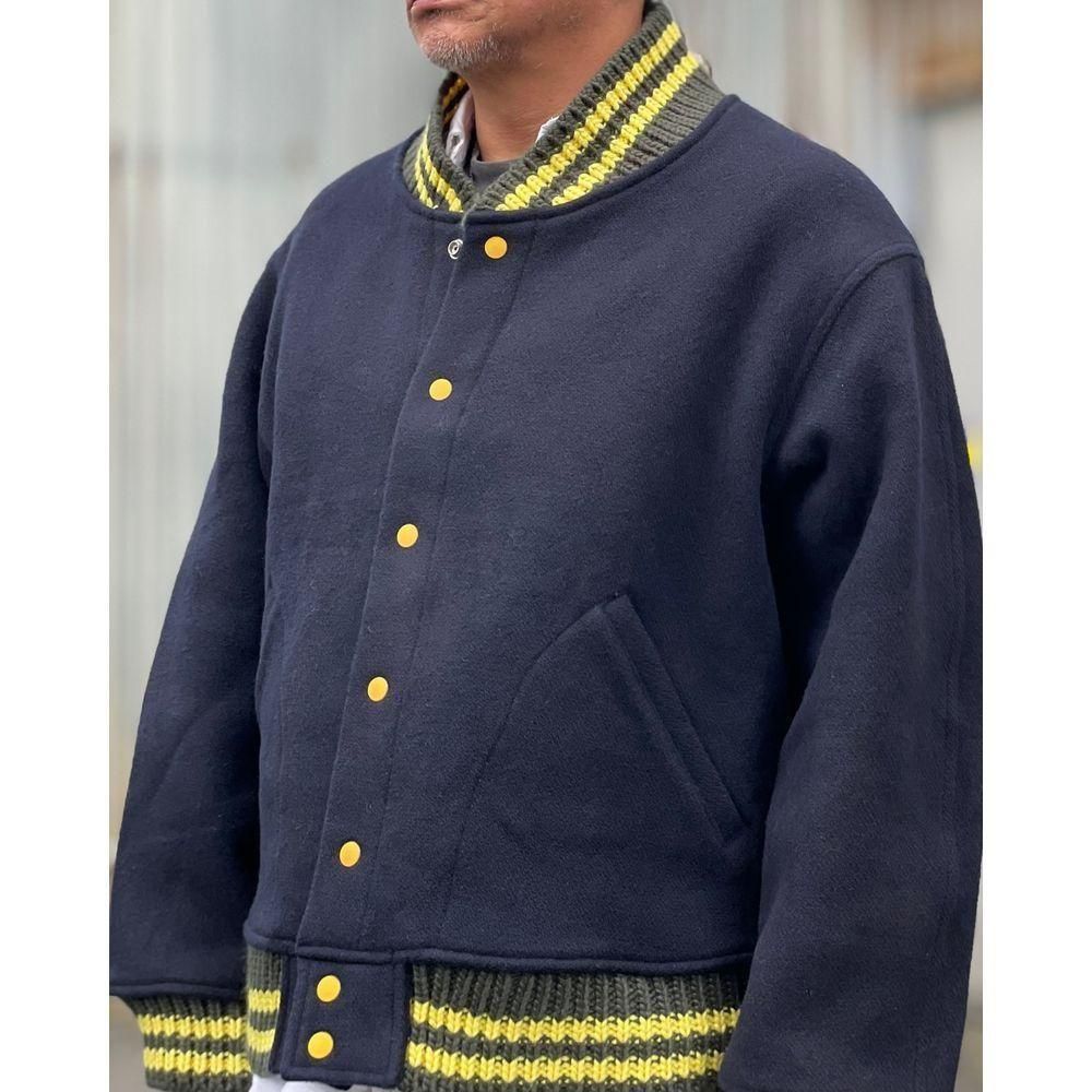 BOWWOW「ST. MACLAREN UNIV. VARSITY JACKET AGED - メルトン
