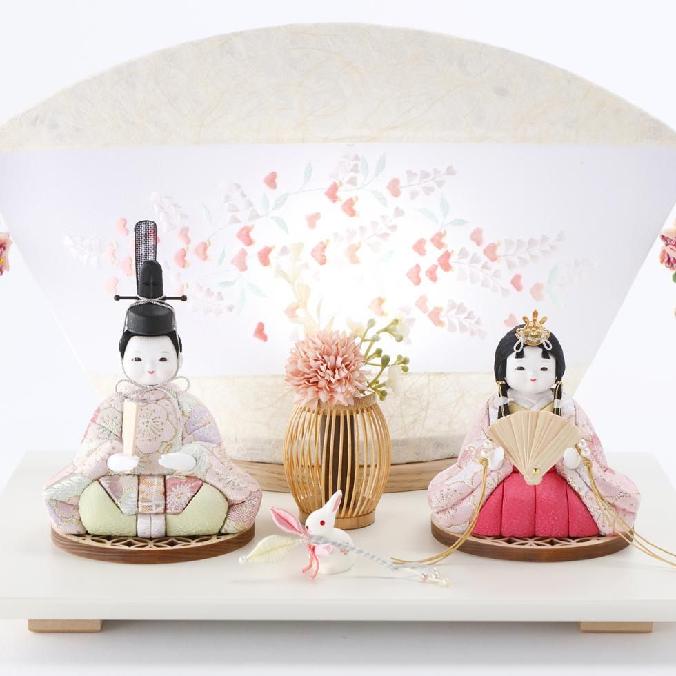 雛人形（ひな人形）「咲々雛」｜鈴木晃隆 親王飾り｜コンパクトな