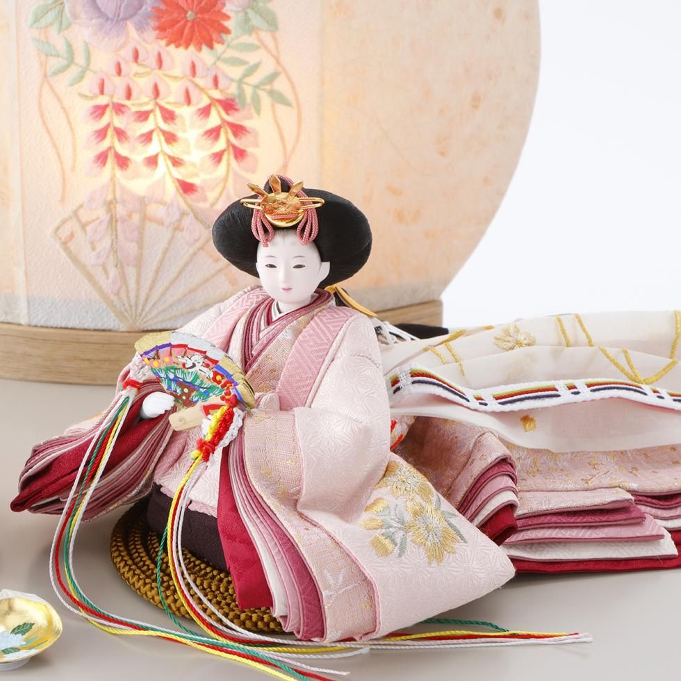 雛人形・ひな人形｜「やさしい春に。」｜柴田家千代｜親王飾り｜人形の