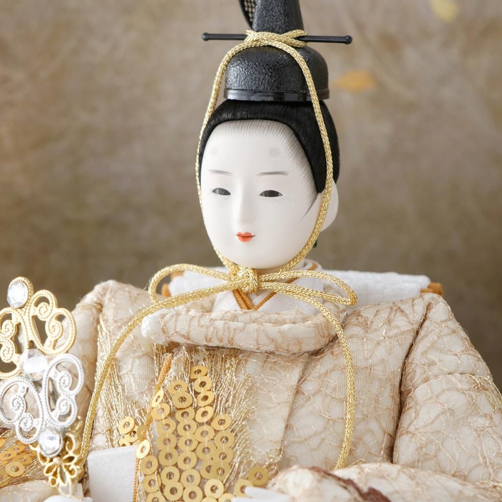 雛人形・ひな人形｜「月のほほえみ」｜柴田家千代｜親王飾り｜人形の