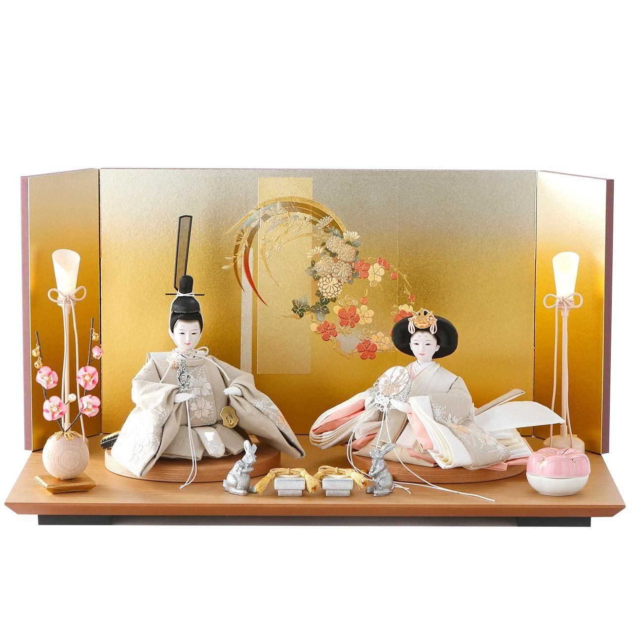 雛人形・ひな人形｜「光縁 うさぎ」｜尾張屋寿翁｜親王飾り｜人形の