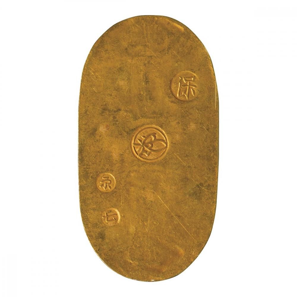 天保小判金 原七 PCGS Genuine Scratch-AU Detail - セキグチは1964年