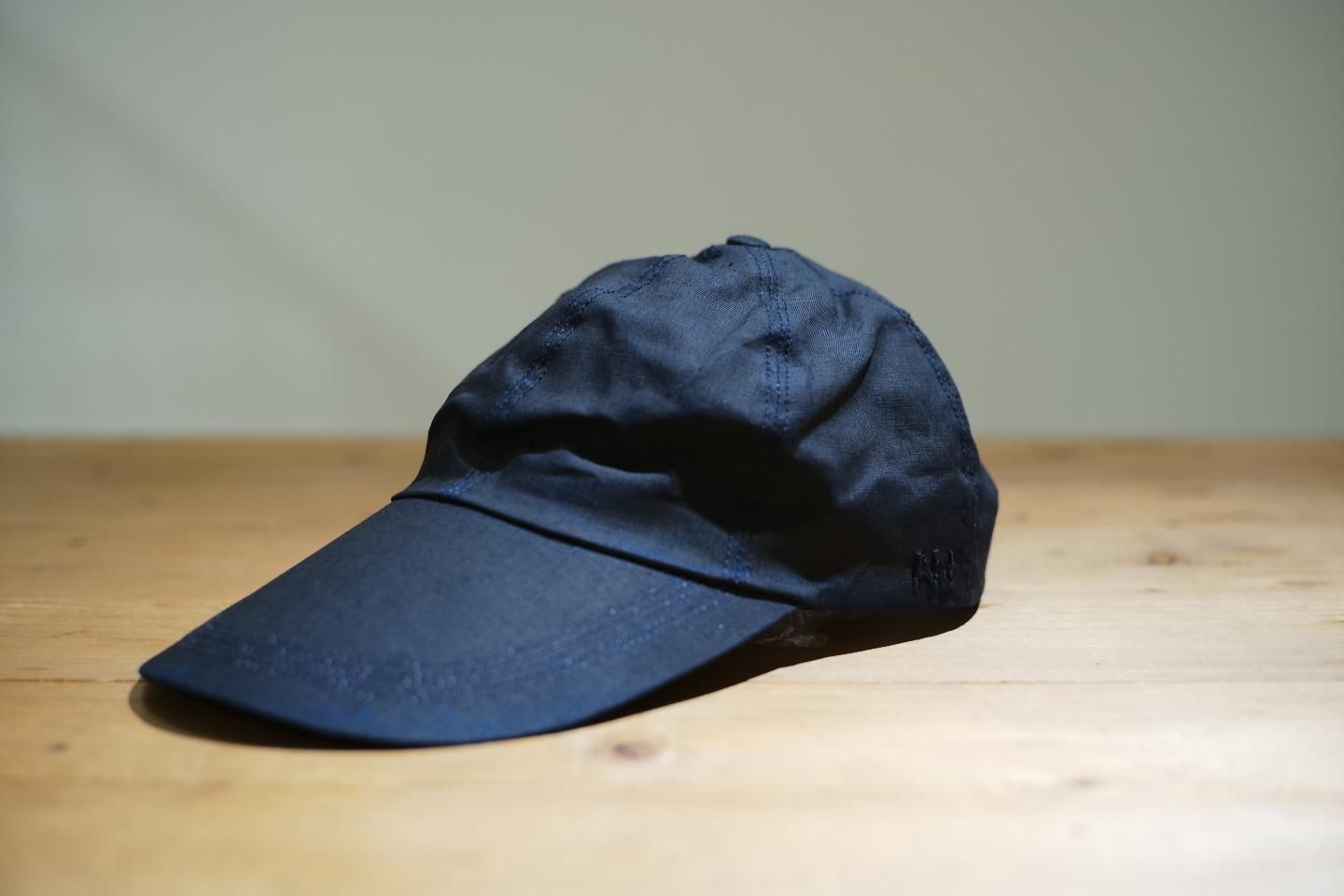 NICENESS /WESTLAKE ロングビルCAP-コーティングリネン