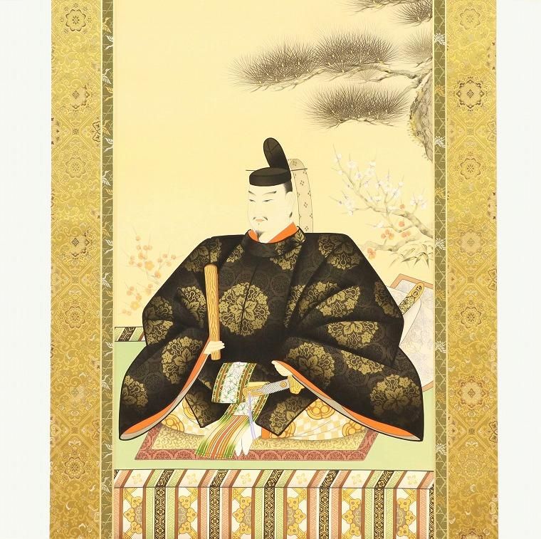 天神様 掛け軸 「中村岳陽」 尺五行灯 本金襴 - 川田芳好堂 オンライン