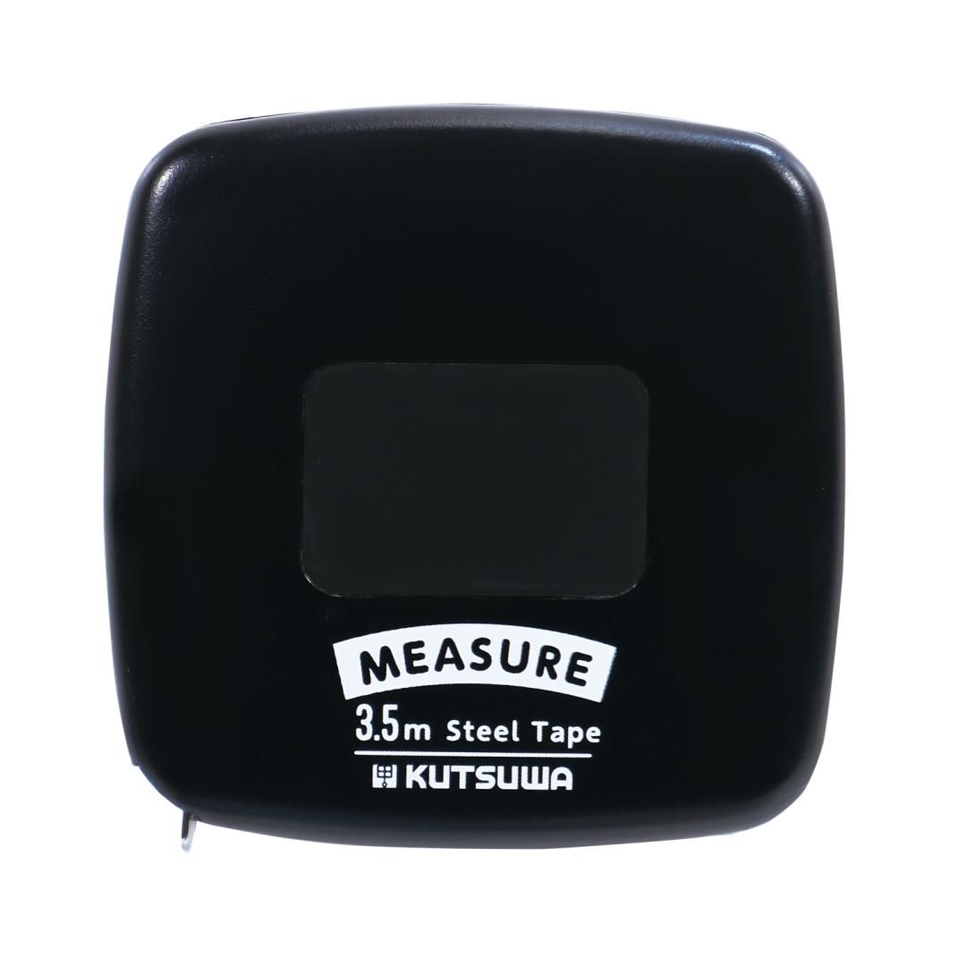 超薄型メジャー3.5m ブラック | クツワ株式会社