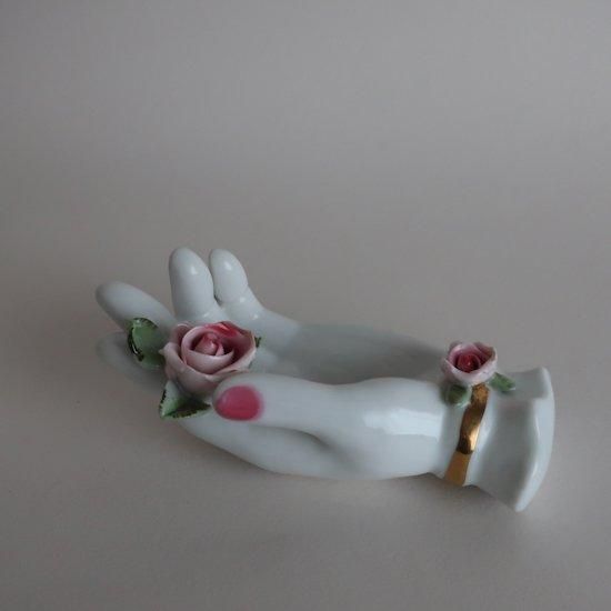 Vintage 1950s Ceramic Hand Motif Tray/ビンテージ 陶器 ハンド