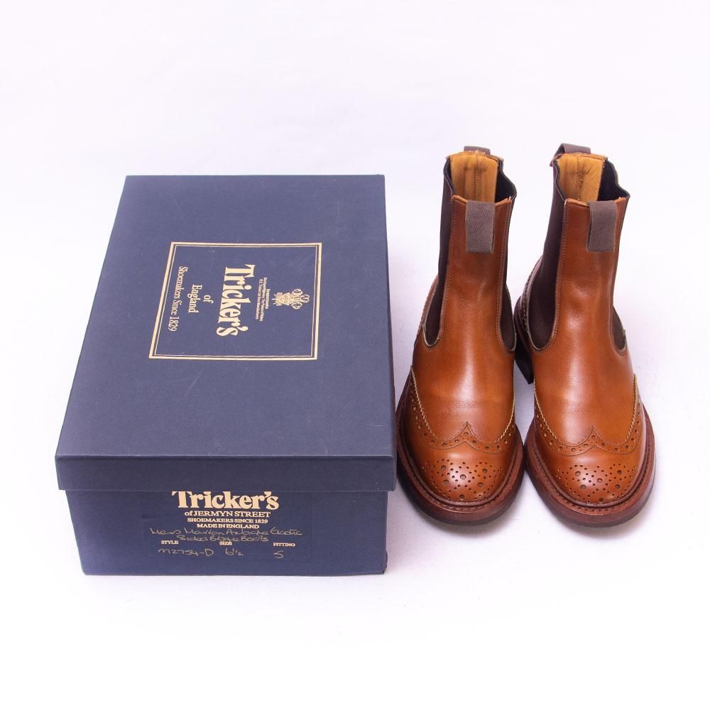 トリッカーズ M2754 HENRY(ヘンリー) サイドゴアブーツ ウイングチップ