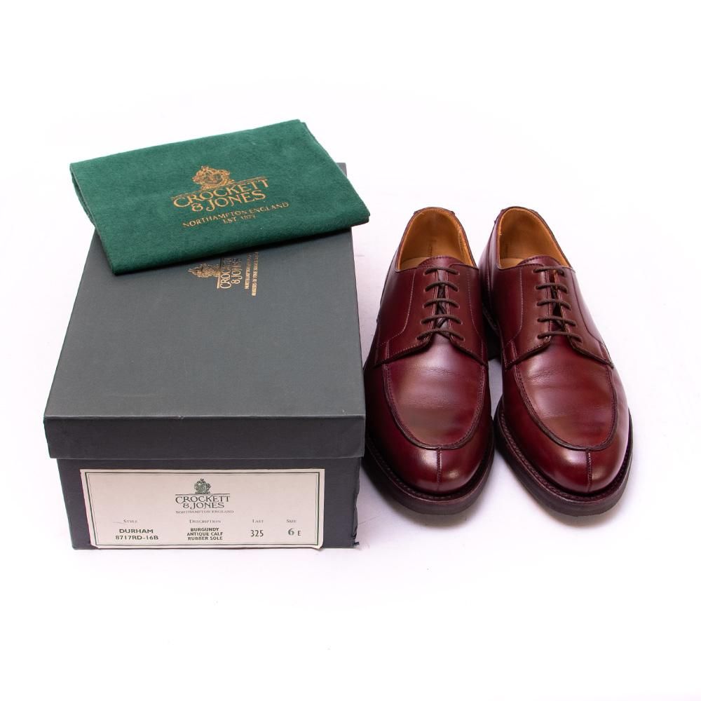 クロケット＆ジョーンズ DURHAM(ダラム) Uチップ バーガンディ