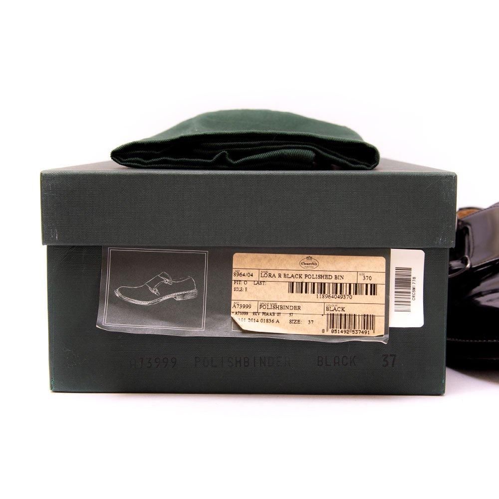 チャーチ LORA R(ローラ) ダブルモンク ブラック ポリッシュド