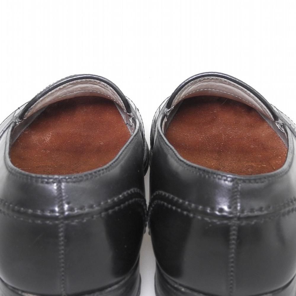 オールデン 6845 フルストラップコインローファー コードバン ブラック