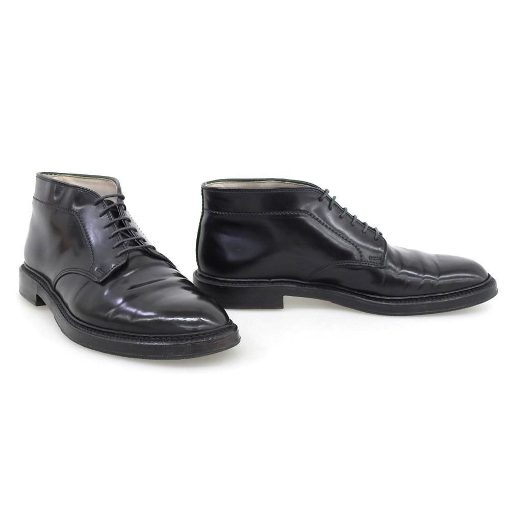 オールデン 86709 チャッカブーツ デミブーツ ブラック コードバン