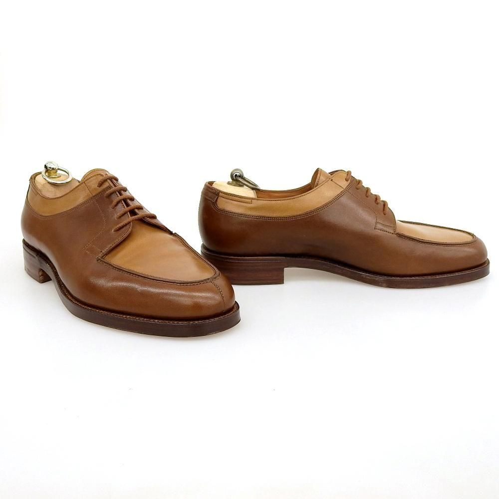 ジョンロブ BARROS(バロス)Uチップ コンビ アルディラ タバコ 茶箱期