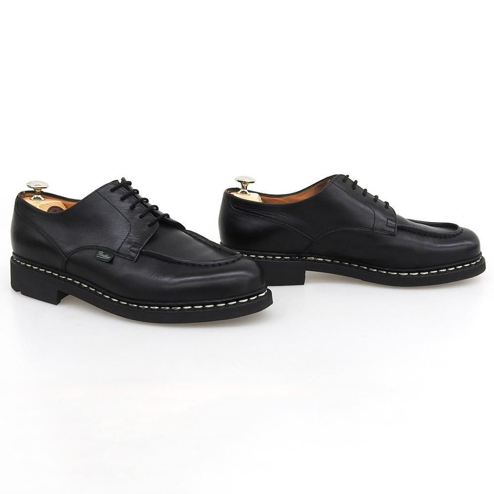 パラブーツ CHAMBORD(シャンボード)Uチップ ブラック リスレザー