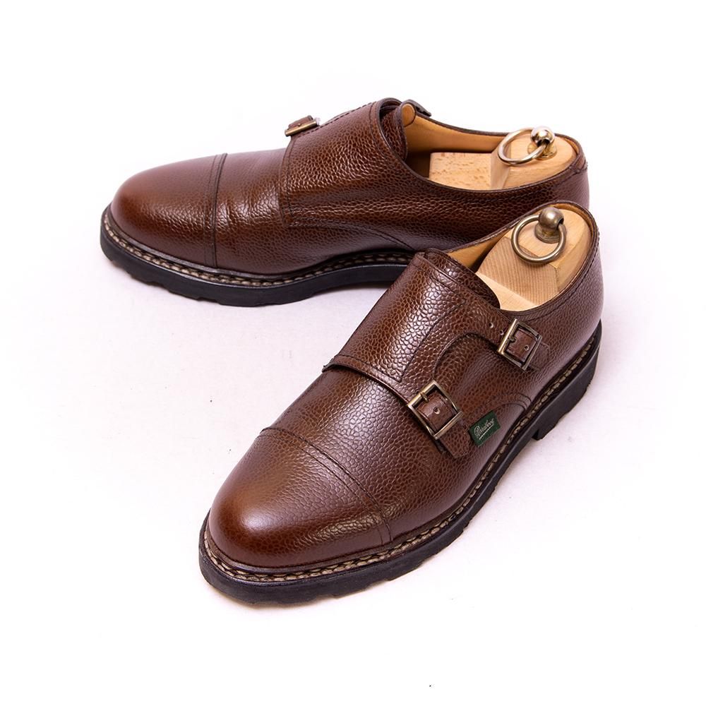 パラブーツ ウィリアム(WILLIAM) ダブルモンク ダークブラウン