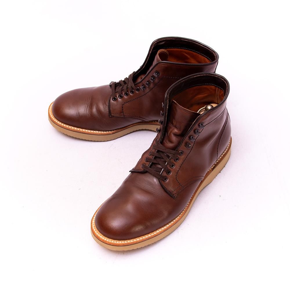 オールデン 45960H プレーントゥブーツ ダークブラウンクロムエクセル