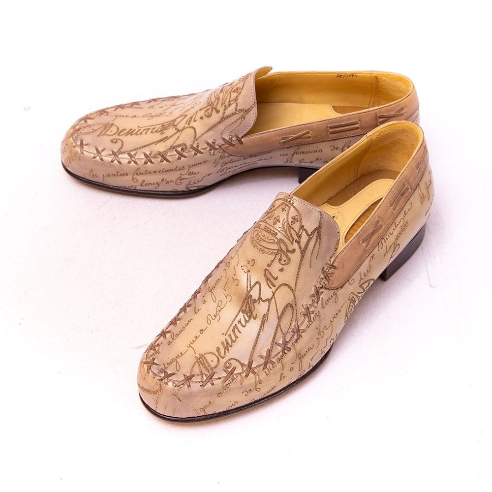 ベルルッティ フェデリコ スリッポン モカシン カリグラフィー