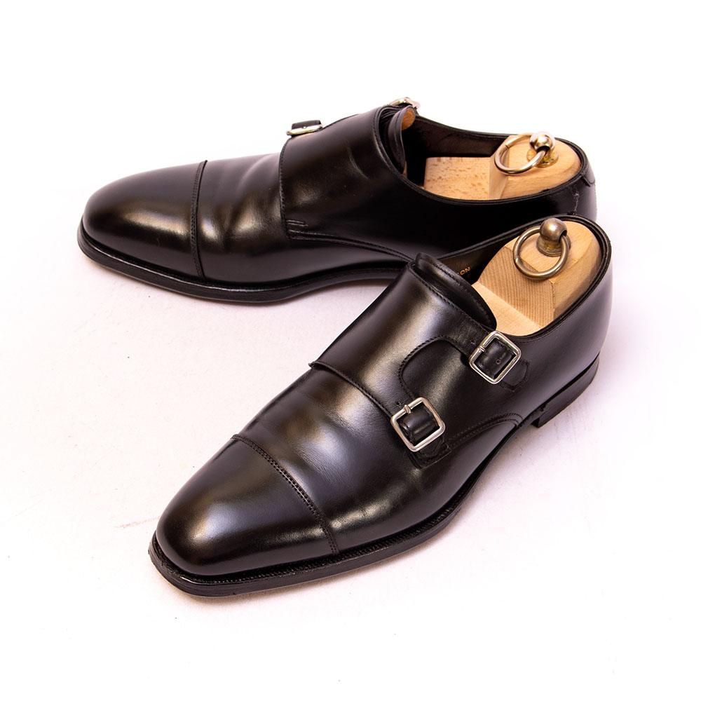 クロケット＆ジョーンズ REPTON(レプトン)ダブルモンク ブラック