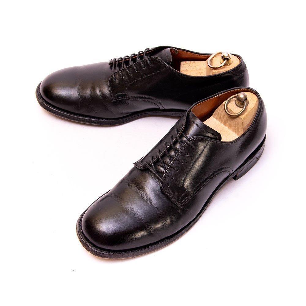 オールデン 53711 プレーントゥ ブラック ミリタリーラスト サイズ9D