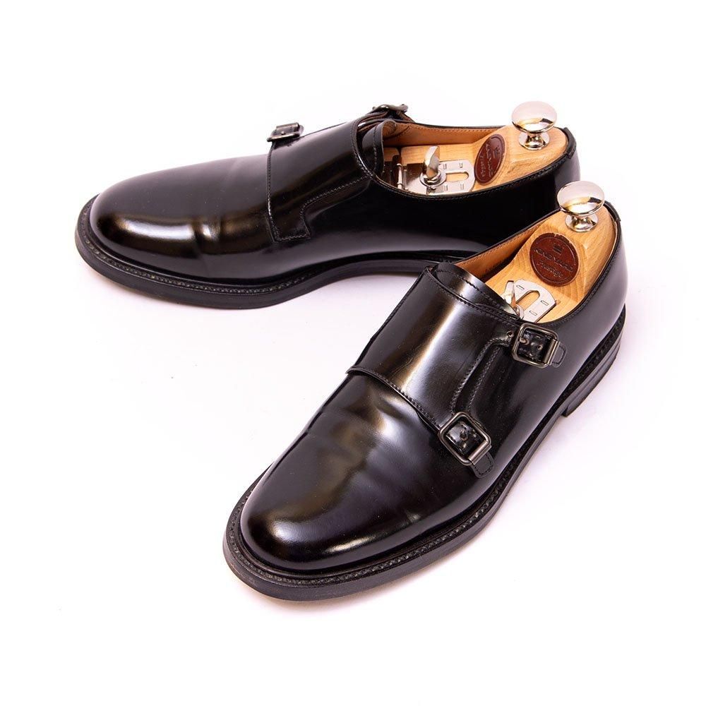 チャーチ LORA R(ローラ) ダブルモンク ブラック ポリッシュド