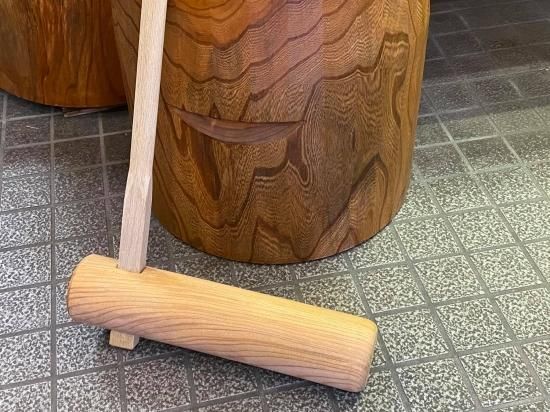 天然けやき杵（大）餅つき 大人用