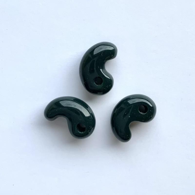 出雲石/碧玉 勾玉(ミニ) AAA 古代型 巴形 】 出雲石 国産 花仙山 青