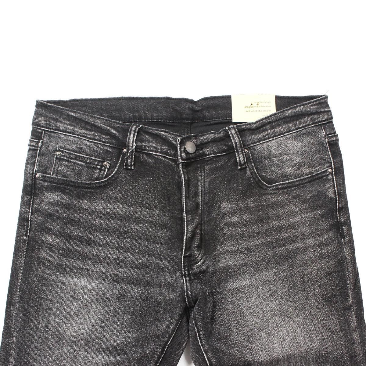mnml] M588 Snap Slim Denim Washed Black (28～38インチ) - DOPE