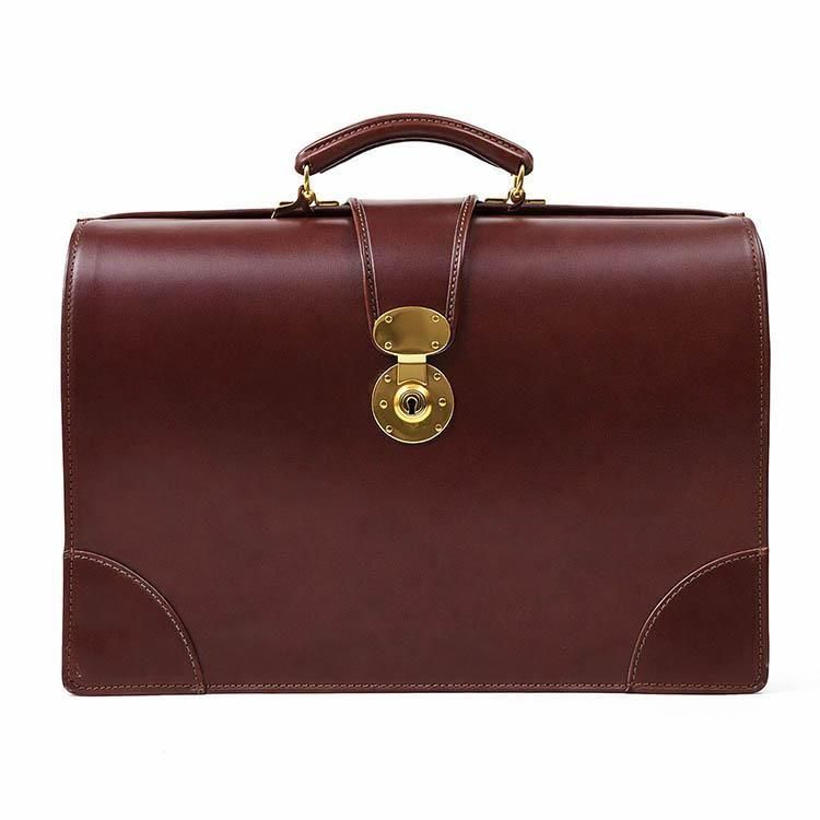 ロイドフットウェア チェスナット ブライドル フレームトップバッグ 英国製