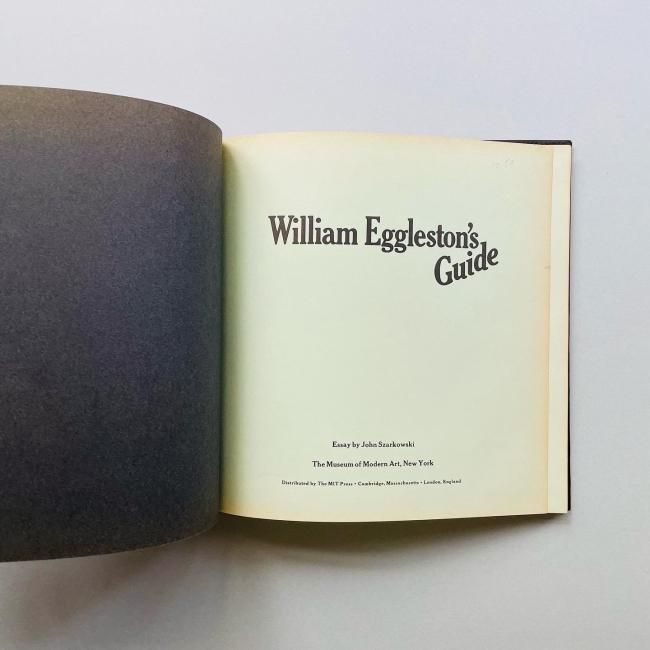 初版〉William Eggleston's guide ウィリアム・エグルストン 1976年