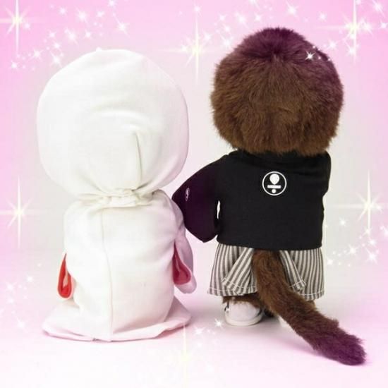 モンチッチ ぬいぐるみ 和装ウエディングセット 贈り物 ギフト グッズ