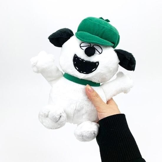 スヌーピー オラフ S GR ぬいぐるみ インテリア グリーン
