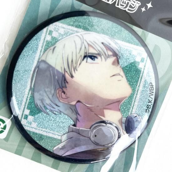WIND BREAKER グリッター缶バッジ 梶蓮 アクセサリー 推し活 水彩画風