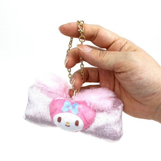 サンリオ ふわみみリボン バッグチャーム マイメロディ キーホルダー