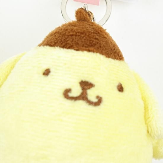 サンリオ ポムポムプリン 足ぶら キーチェーンマスコット ぬいぐるみ