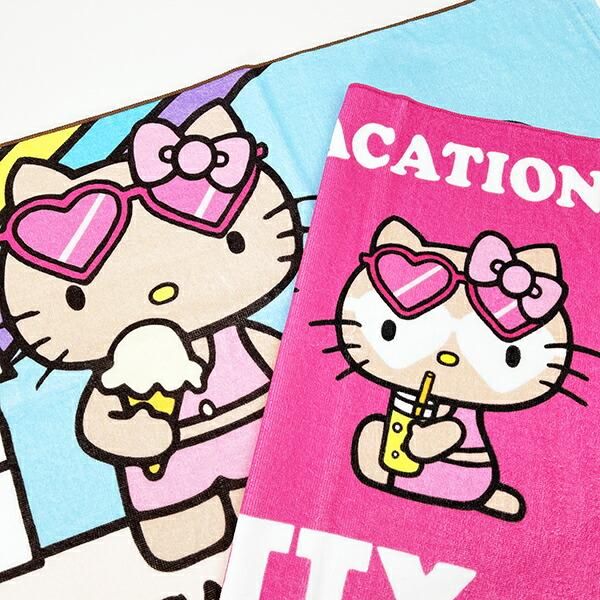 希少レア ハローキティ ダニエル 日焼け ハワイ タオル 1999 サンリオ
