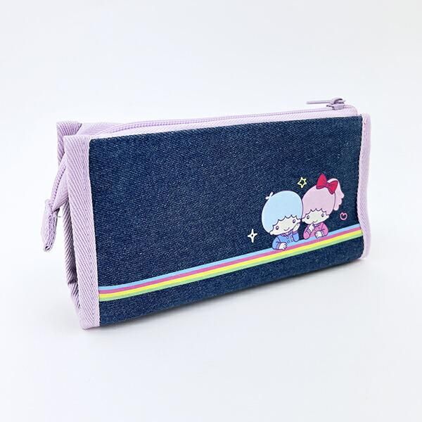 サンリオ キキララ デニムポーチ 胸キュンメモリーズ 平成レトロ Sanrio