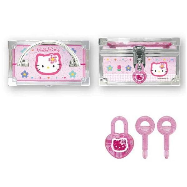 平成レトロ感がたまらない。ハローキティの小物入れで収納もイマドキ