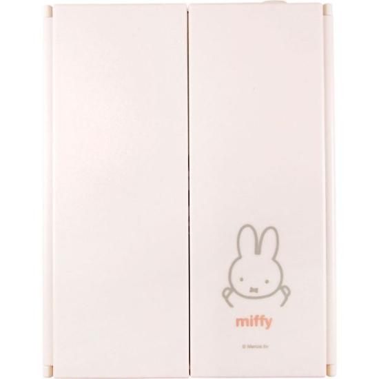 ミッフィー miffy LEDミラー モカ 卓上 スタンド 三面
