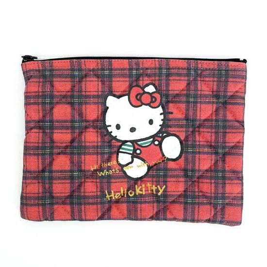 サンリオ ハローキティ キルティングバッグ (チェック) キッズ