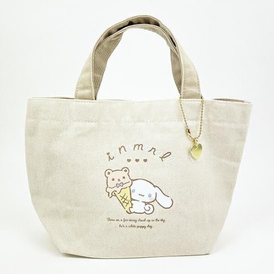 サンリオ シナモロール ミニトートバッグ のんびりナチュラルシリーズ