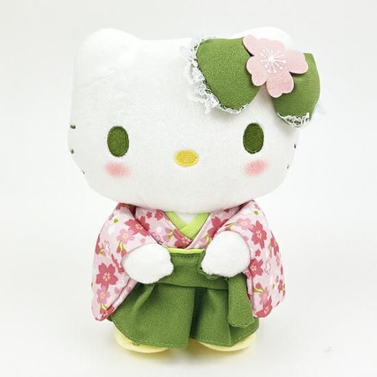 サンリオ ハローキティ 桜着物 ぬいぐるみ(M) Sanrio