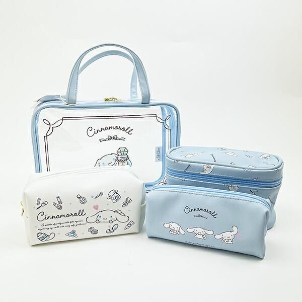 サンリオ シナモロール トラベルポーチセット ブルーコスメ シナモン