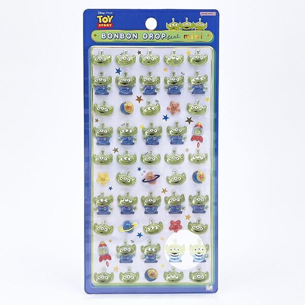 ディズニー トイストーリー エイリアン ボンボンドロップシールミニ Disney