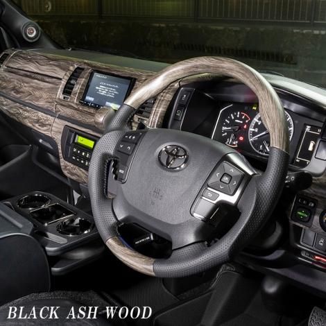 ハイエース200系 アンティークステアリング