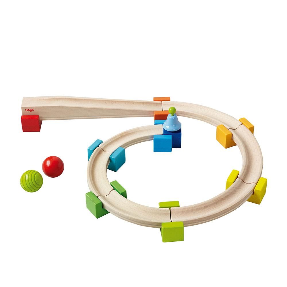 ベビークーゲルバーン・小 HABA/ハバ社 の大きな玉のころがる玩具 石川