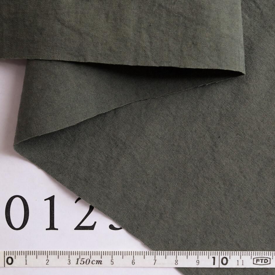 タケミクロス】天日干しコットン20番手グレイッシュグリーン C10061