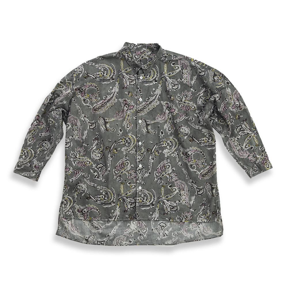 ワイドシャツ Paisley 墨染・草木染 | 宝島染工公式通販・オンライン