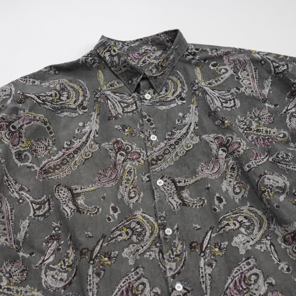 ワイドシャツ Paisley 墨染・草木染 | 宝島染工公式通販・オンライン