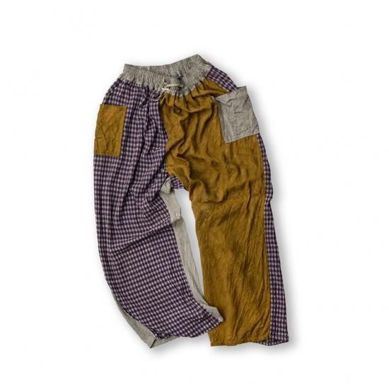 パッチワークパンツ(LIGHT GRAY / CHARCOAL) - 公式オンラインストア