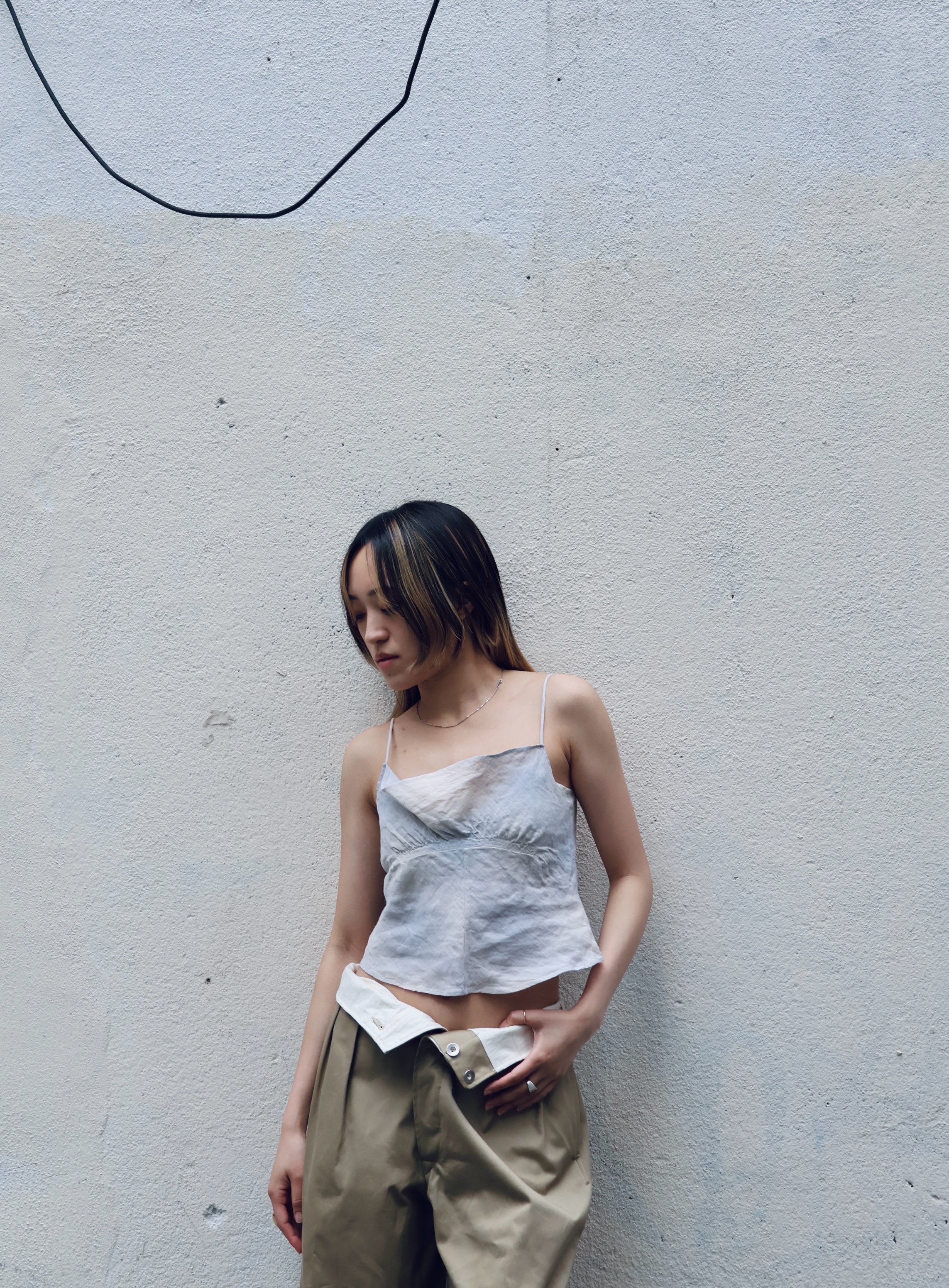 FUMIKA UCHIDA： UNIFORM WEAPON 2-TUCK PANTS - KHAKIBEIGE - ORANN